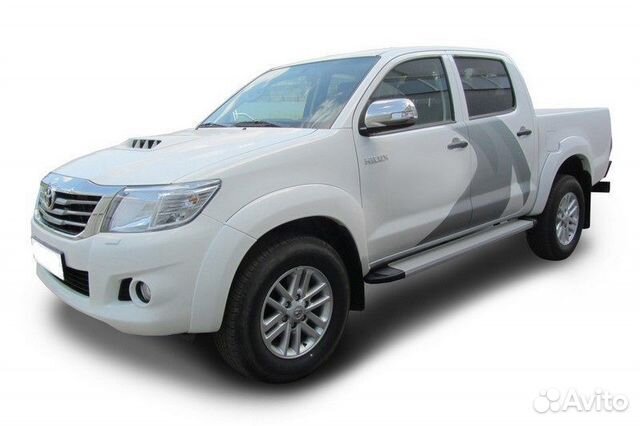 Пороги алюминиевые Toyota hilux (2011)