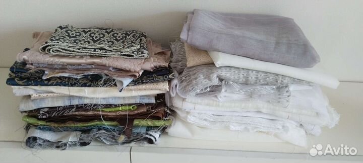 Отрезы ткани пакетом