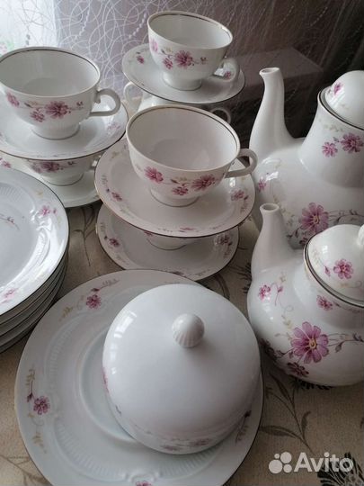 Чайный сервиз фарфор гдр