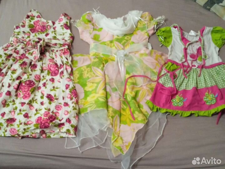 Детская одежда для девочки 5-6 лет, б/у