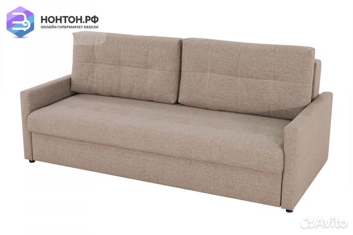 Диван еврокнижка Норд светло-бежевый