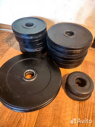 Диски блины для штанги гантелей 50мм