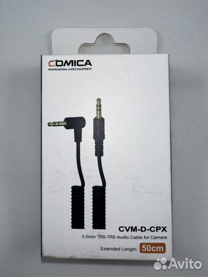 Аудио кабель Comica CVM-D-CPX mini Jack 3.5 mm TRS