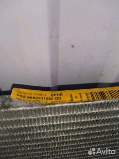 Радиатор кондиционера 6455GH Peugeot 308