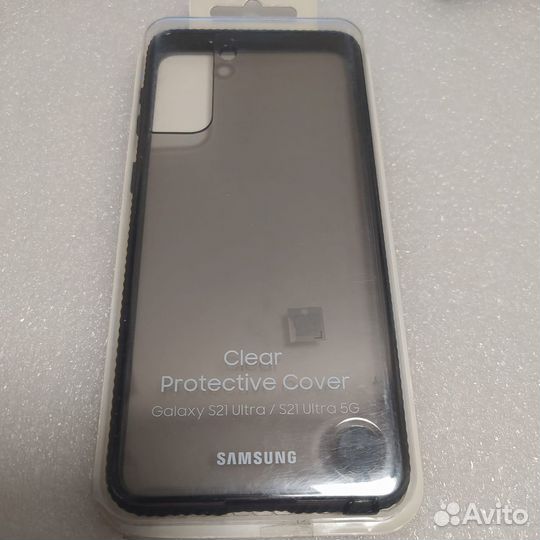 Чехол Clear Protective Cover S21/S21 Ultra