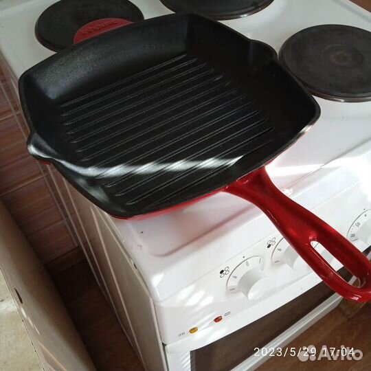 Чугунная сковорода гриль