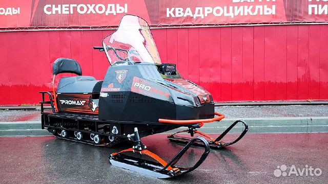 Снегоход promax yakut 500 4T 27 л.с, черно/красный