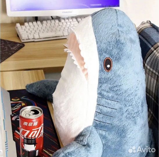 Акула из икеи 100 см