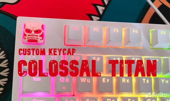 Атака титанов keycap колоссальный титан