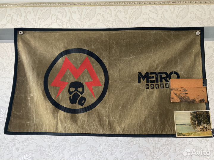 Metro исход.metro exodus.флаг как в игре