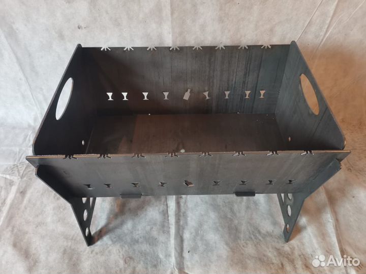 Мангал сборный 3 мм Застолье Мини