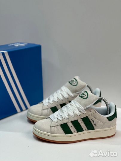 Кроссовки Adidas Campus 00s beige green