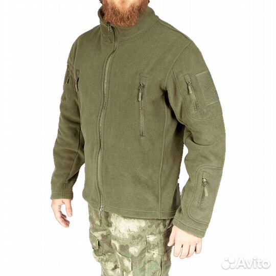 Джемпер флисовый без капюшона эфа-1 (хаки) -К