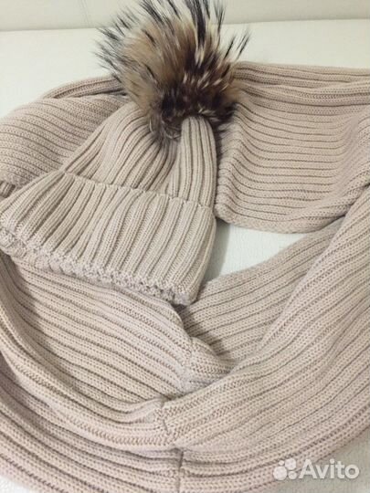 Комплект шапка и шарф