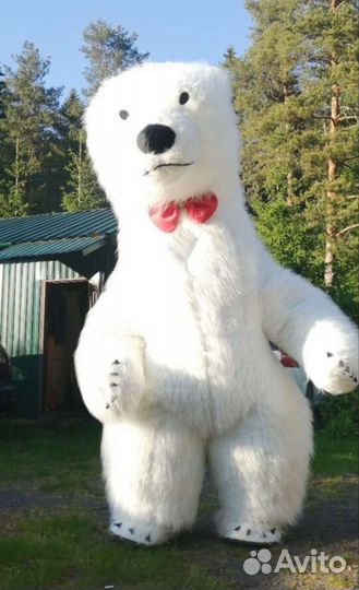 Медведь 2,6 метра надувной
