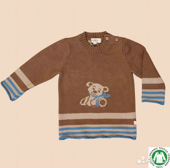 Вязаный костюм детский 12-18 мес