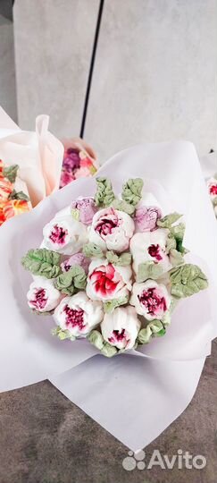 Зефирный букет Подарок на день рождения, выпускной