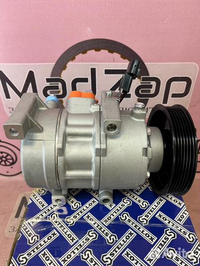 Компрессор кондиционера Solaris Rio 2010-2017