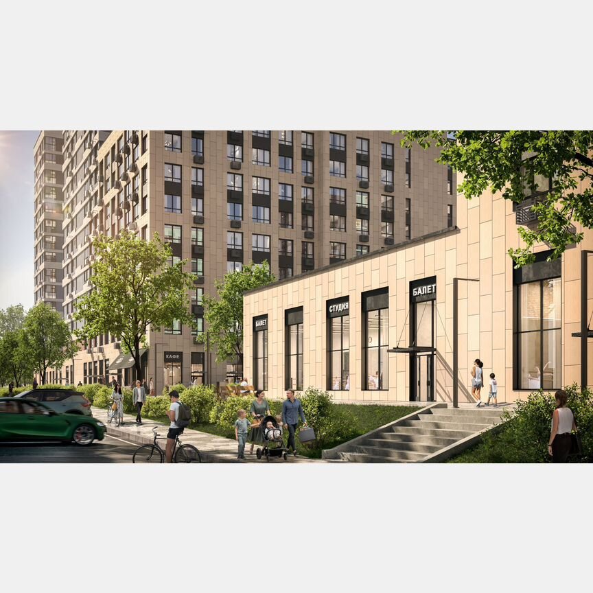 1-к. квартира, 33,6 м², 2/12 эт.