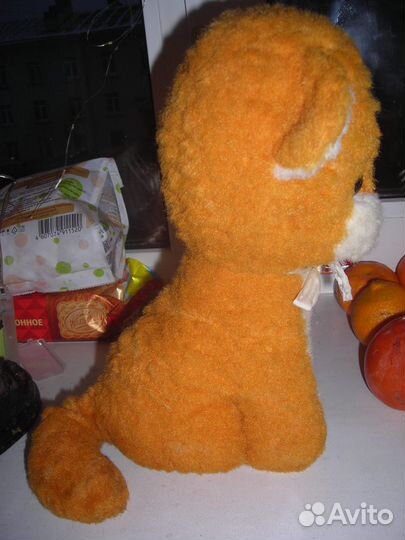 Тигр СССР меховая игрушка 70-х гг