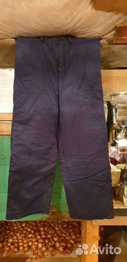 Брюки утепленные
