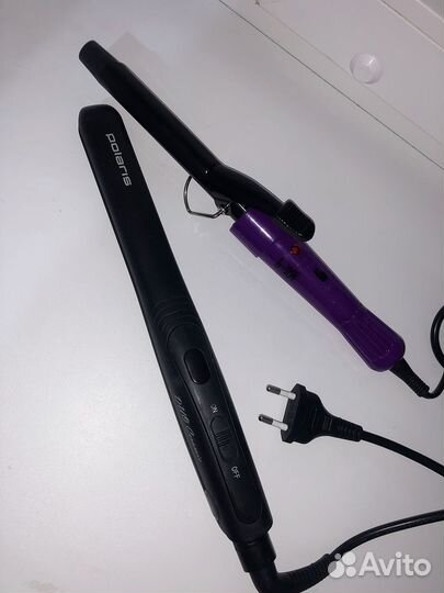 Выпрямитель и плойка для волос