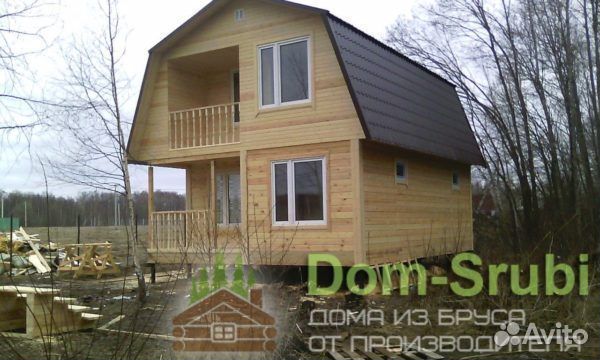 Белоусово. Хорошая надёжная Баня из бруса Б-27 6х8