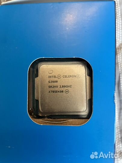 Процессор intel celeron G3900 2.80GHZ