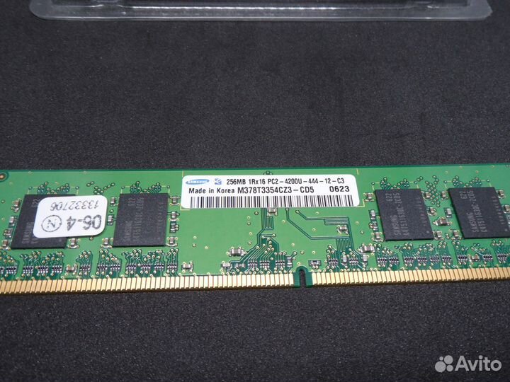 Оперативная память Samsung 2 x 256 MB