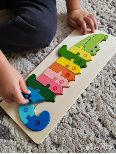 Деревянные пазлы для детей развивающие игрушки