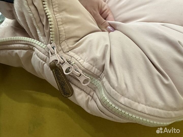 Конверт - муфта с опушкой в коляску