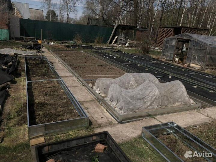 Грядка цветная 1м х 2,5м х 32см