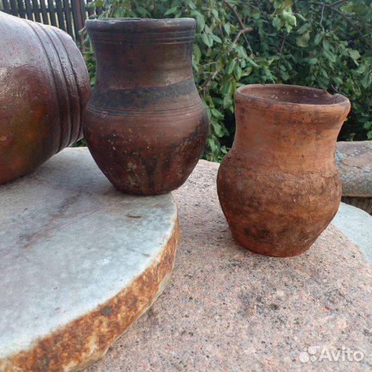 Крынка глина старинная Деревенский Быт