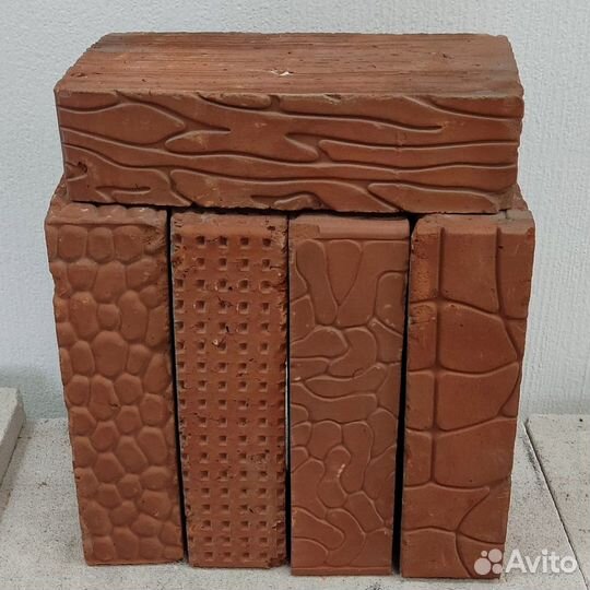 Кирпич полнотелый красный для цоколя