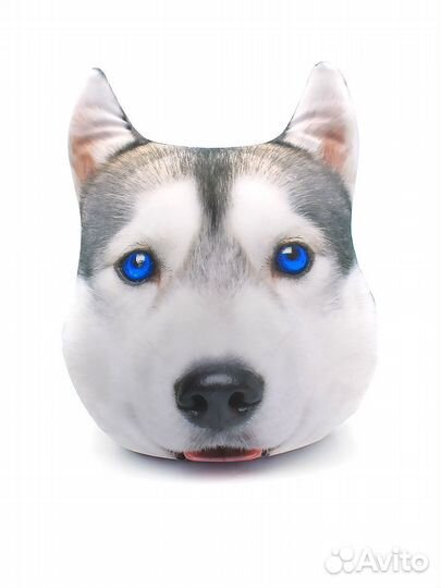 Мягкая игрушка-антистресс Хаски 25х28 см 202502s