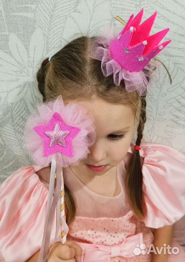 Ободок бусинка принцесса фея