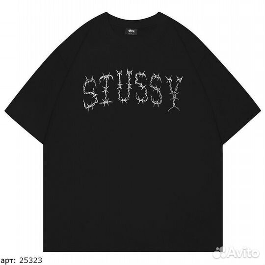 Футболка Stussy prison Чёрная