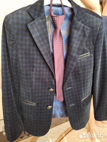 Пиджак велюровый подростковый