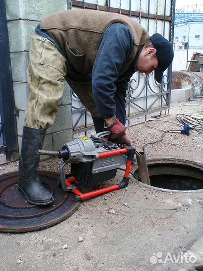 Устранение засоров Прочистка канализации труб 24/7