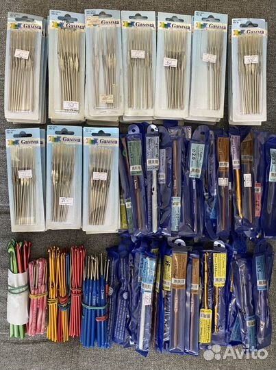 Крючок для вязания, спицы, швейная фурнитура