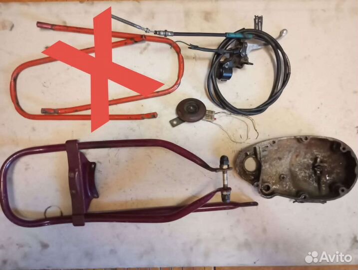 Комплект запчастей для мопеда СССР