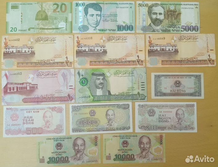 Банкноты. Азия и Ближний Восток