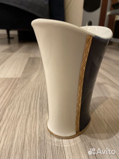 Фарфоровая ваза лфз кобальт СССР винтаж