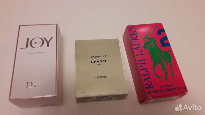 Коробки для духов Chanel Dior Joy Ralph Lauren