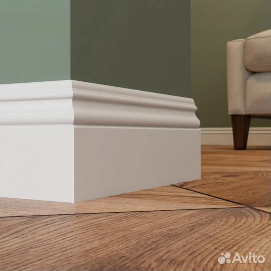Плинтус напольн. мдф в длину 2,4 м