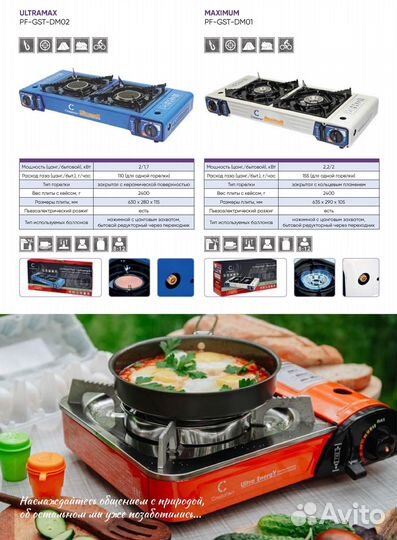 Газовая плита туристическая