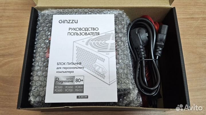 Блок питания на компьютер Ginzzu 600W PC600 80+