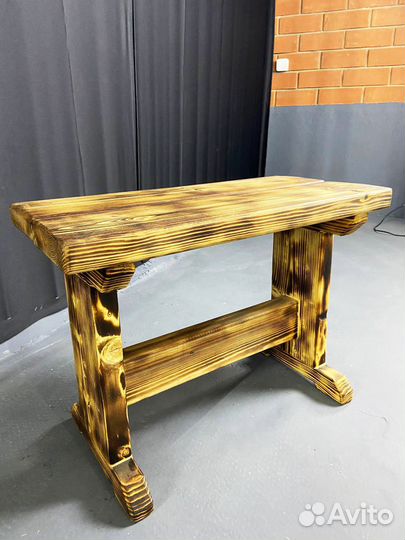 Лавка деревянная из массива сосны