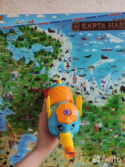 Игрушка слон с отвёрткой. Развивающая