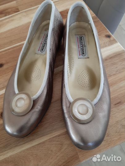 Балетки натуральная кожа 37